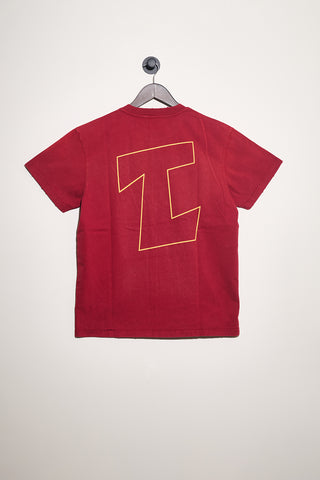 But She's Hot Crew Tee- Washed Crimson